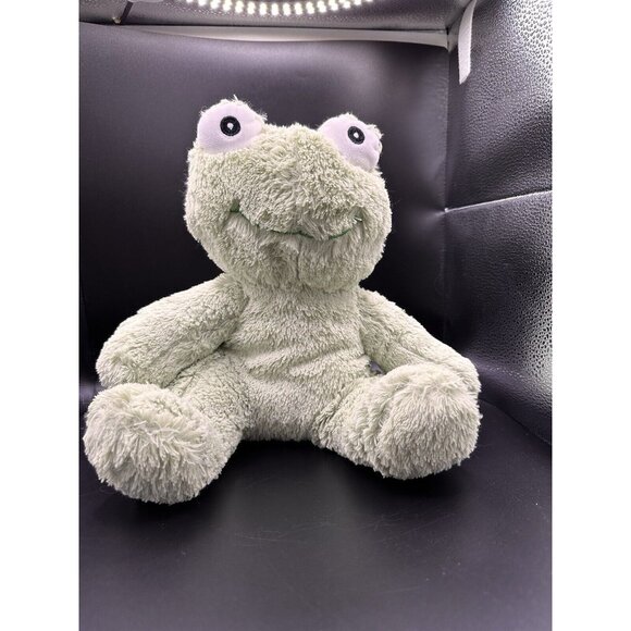 b. Boutique By Evergreen Stuffed Animal Frog Cloud Blanket Plush Rare Baby Gift - Picture 13 of 16